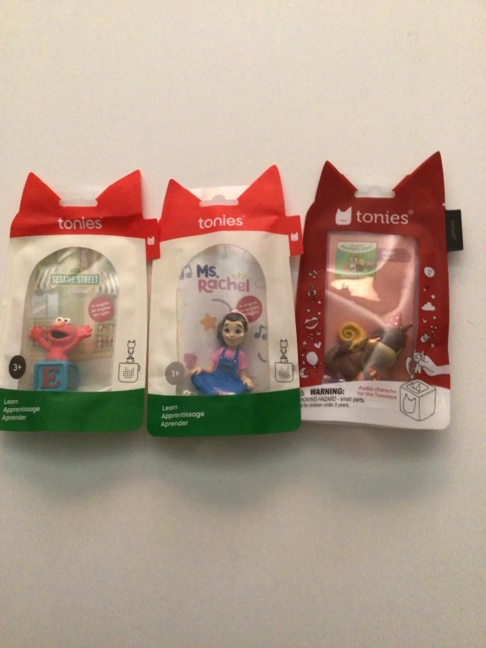 New 3-Pack Tonies Bundle: Ms. Rachel, Elmo, & Birthday Songs